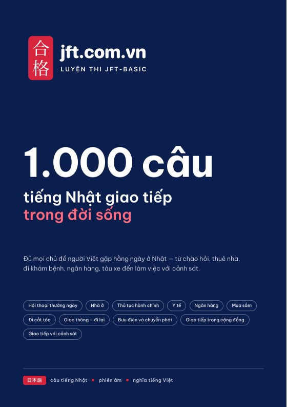 Bìa 1.000 câu tiếng Nhật giao tiếp